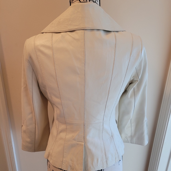 BeBe Leather Jacket size Small - Picture 2 of 8